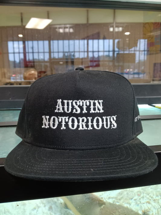 Austin Notorious Flat Bill Hat - Black